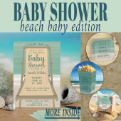 Baby shower moderne Ocean Beach Ballotins