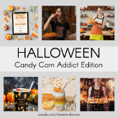 Aangepaste Candy Corn Funny Halloween Schort