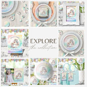Invitation Pastel Radiant Rainbow Unicorn fête d'anniversaire