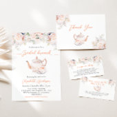 Papier Pastel Blooms Fête des mariées Date Nuit Idées