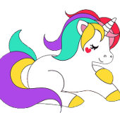 Assiettes En Carton Pastel Unicorn Baby Sprinkle