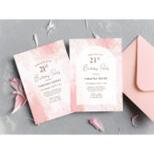 Assiettes En Carton Aquarelle fête du 21e anniversaire