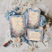 Invitation Pastel Wildflower Meadow Wedding