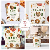 Assiettes En Carton Oh Bébé pâtisseries + Pacificateurs Baby shower ne