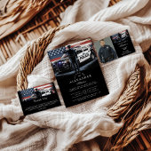 Patriotic Police Officer Graduation Kaart