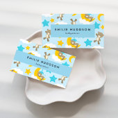 Carte De Visite Motif D'Ours, Babysitter, Garderie, Garde D'Enfant