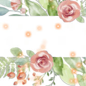 Carte de siège invité ajouter des noms Fleurs de p