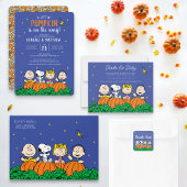 Serviette En Papier Charlie Brown et le Baby shower Citrouille de Gang