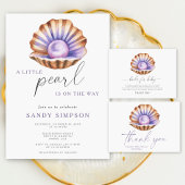 Poster baby shower perle Devinez combien de perles