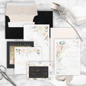 Serviette En Papier Pearl Blush Floral Elegance Motif ID989 Mariage