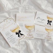 Parels & Prosecco Bridal Douche Uitnodiging