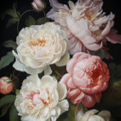Moody White Peony bruiloft uitnodiging