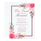 Peony Romance Mariage Invitation