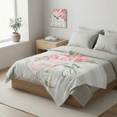 Elegant Blush Peony Wedding Thank You Magnet