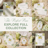 Invitation Parfait Mariage de Poires Hydrangea Verte pour une