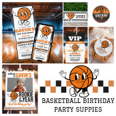 Aangepaste Basketbal Verjaardagsfeest Vinyl Outdoo Spandoek