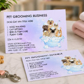 Poster Toilettage d'animaux de compagnie Chien Chat Bain