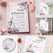 Serviette En Papier Pétales et Procuco Fête des mariées d'arc floral