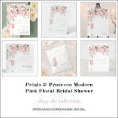 Bloemen & Prosecco Roze Bloemen Douche Dank u Bedankdoosjes
