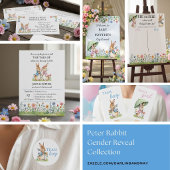 Peter Rabbit Themed Gender Reveal Kaart