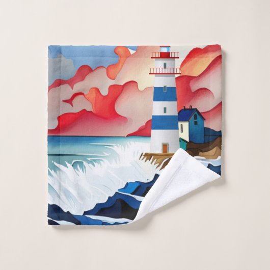 Collection phare (Gant de toilette)