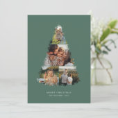 Collection photo de l'arbre de Noël Carte de vacan (Debout devant)