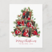 Collection photo de l'arbre de Noël Carte postale (Devant)