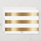 Collection photo en or blanc moderne Cartes de Noë (Dos)