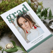 Photo Graduation Party Élégant Script moderne