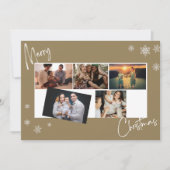 Collection photo moderne Joyeux Noël Carte de vaca (Devant)