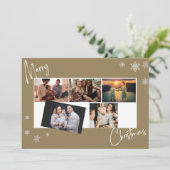 Collection photo moderne Joyeux Noël Carte de vaca (Debout devant)