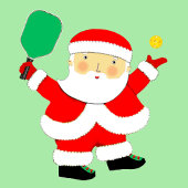 Ruban En Satin Pickleball Noël Gite cadeau Satin ruban