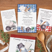 Carré Cooking Up Love Shower Favor Sticker