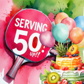 Sticker Carré Merci Ping Pong