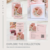 Bakery Custom Photo QR Social Media Pictogrammen M Flyer