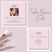 Blush Roze Haar-, Make-up- & Schoonheidsstudio Mon Ronde Sticker