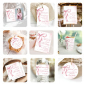 Serviette En Papier Pink Bow Girl 1er anniversaire