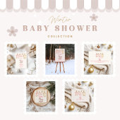 Serviette En Papier Baby shower rosé de Noël Rocse Horse