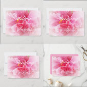 Save The Date Mariage de design floral rose