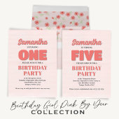 Serviette En Papier Pink Floral Sixth Birthday Girl Custom Party