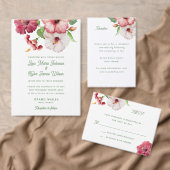 Carte RSVP Faire-part de mariage tropicale (Personnalisez la collection de ce créateur indépendant. )
