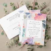 Bloemen Waterverf Lied van Solomon Bijbel Bruiloft Kaart (Personaliseer deze collectie van deze onafhankelijke maker. Test)