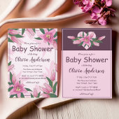 Serviette En Papier Lys rose doux