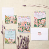 Invitation Pink Mexico Destination Wedding (Personnalisez la collection de ce créateur indépendant.)