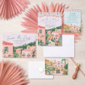 Cartons Réponse Pink Mexico Destination QR Code (Personnalisez la collection de ce créateur indépendant.)