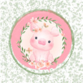 Serviette En Papier Cochon rose de mignon fille Baby shower personnali