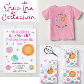 Assiettes En Carton Premier voyage autour des Plaques d'anniversaire d