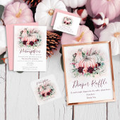 Poster Citrouille Baby are Sweet Baby shower Signal