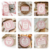 Invitation Little Sweetheart Valentine Bow 1st Birthday