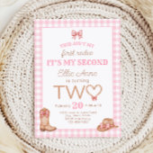 Invitation d'anniversaire pour les 2 ans de Rootin